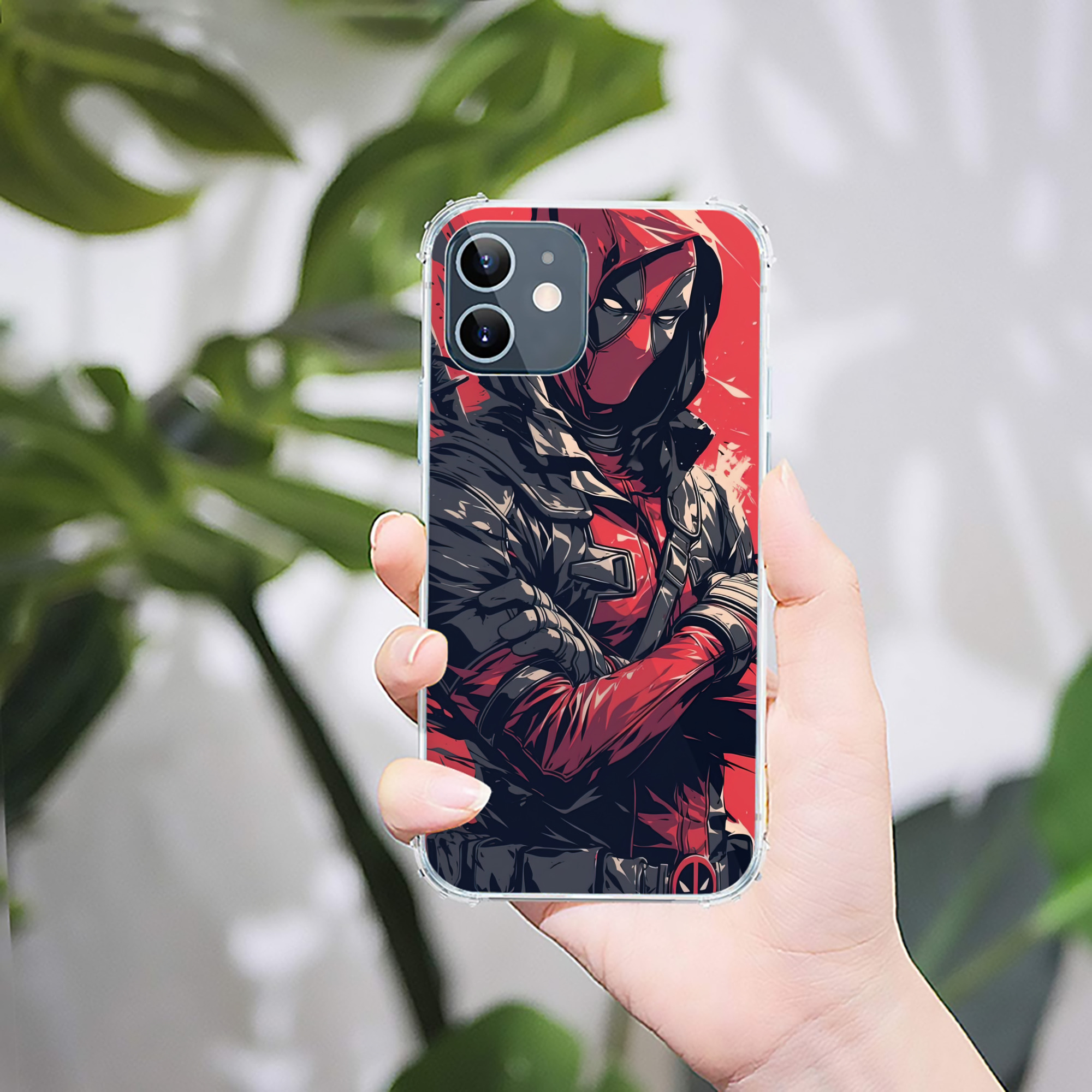 （画像用） Deadpool デッドプール 【iPhone 12シリーズ対応】透明スマホケース（クリアソフトケース）